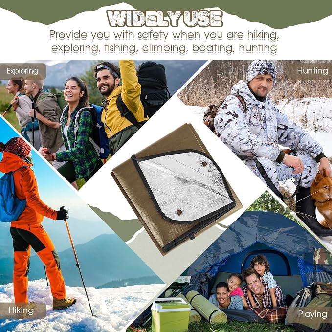 Kingdder 2 Pcs Heavy Duty Emergency Blankets - Image 7