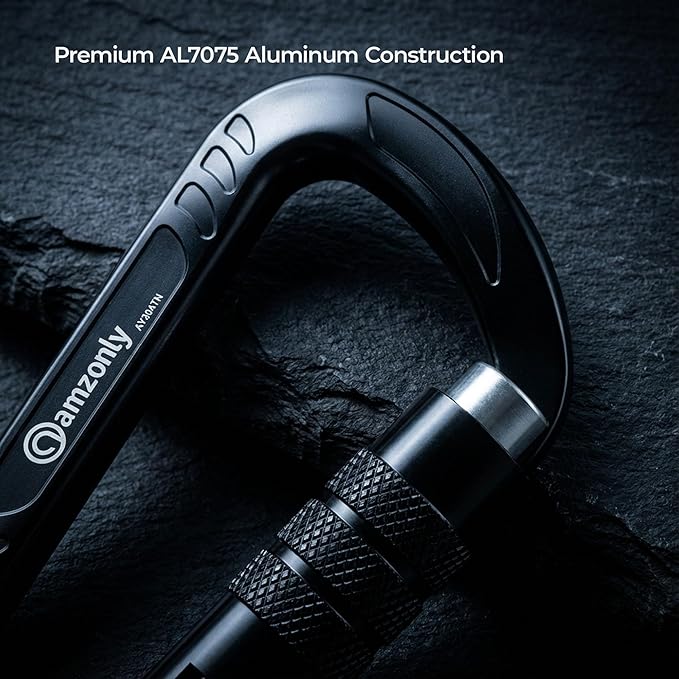 3inch Auto Locking Carabiner Clips Heavy Duty, 12KN /2697lbs Lightweight - Image 6