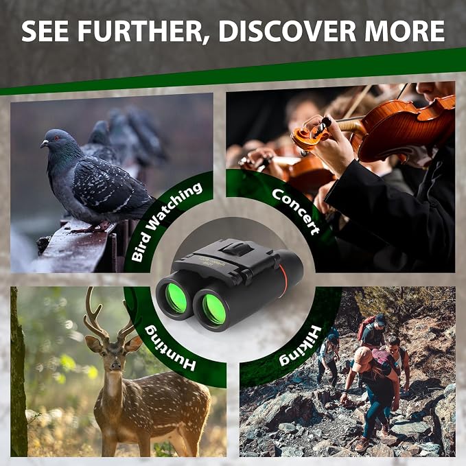 Binoculars for Adults and Kids, High Powered Portable & Compact Binoculars - Image 7