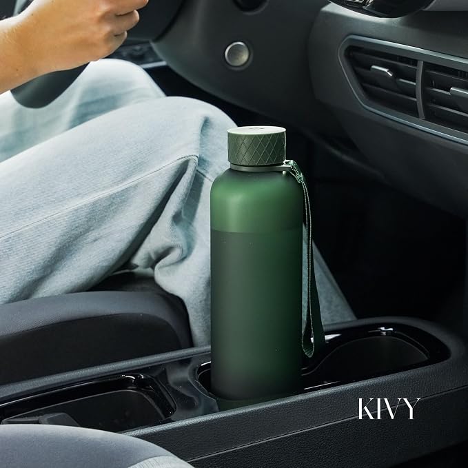 KIVY Slim Water Bottle 32oz Fits Backpack & Cupholder - Image 9