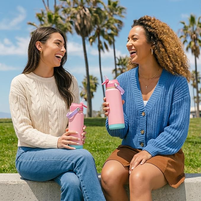 Fijinhom 24oz Insulated Stainless Steel Water Bottle, Wide Mouth Double Wall - Image 7