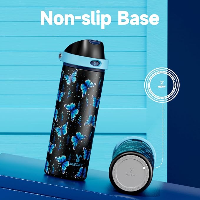 24 oz Insulated Water Bottle for Women: Meoky Glow in the Dark Water Bottle - Image 8