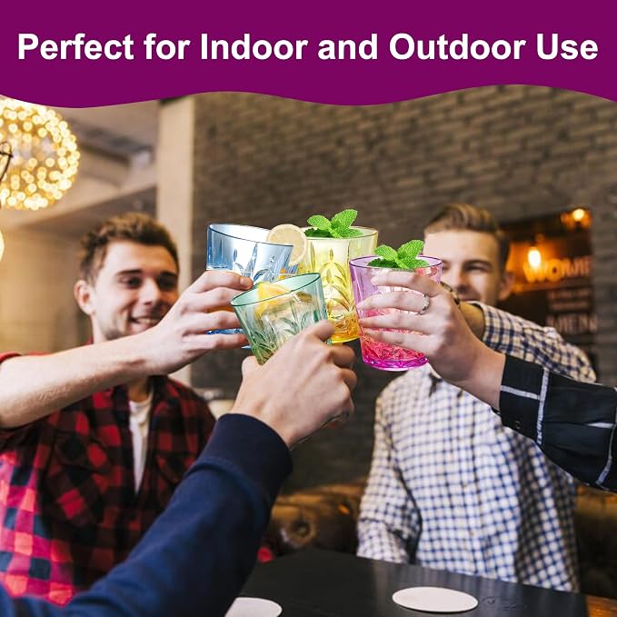 Lily's Home 13.5 oz Unbreakable Premium Drinking Tumblers Set of 4, BPA-Free - Image 6
