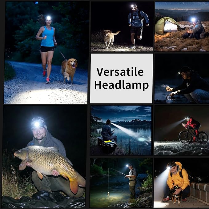 KunHe 20 Pack Rechargeable LED Headlamp - Image 7