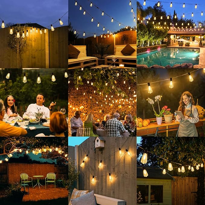 Brightever LED Outdoor String Lights 60FT - Image 7