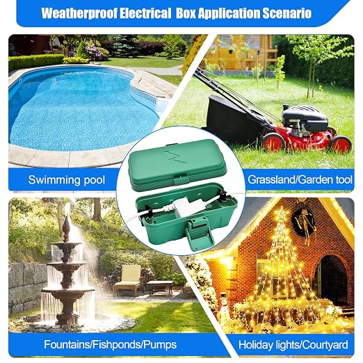 Hrensaw Small Weatherproof Electrical Connection Box, Outdoor Electrical Box - Image 7