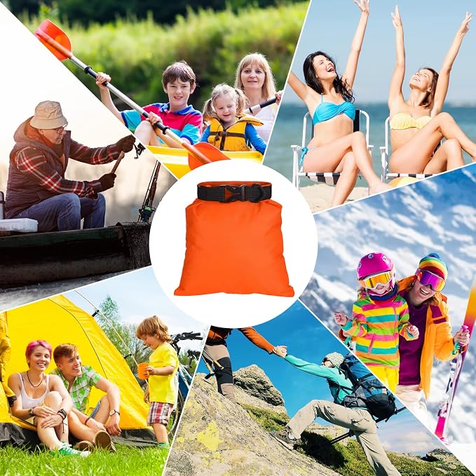 LEIFIDE 10 Pcs Ultralight Dry Bags Waterproof Lightweight Airtight Bags Ripstop - Image 6