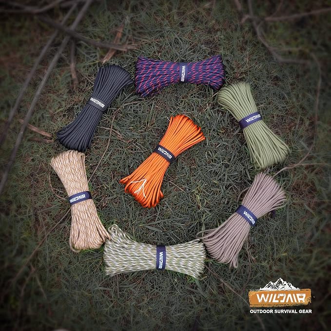 WILDAIR Paracord Survival Paracord Parachute Fire Cord Survival Ropes 4-in-1 - Image 7