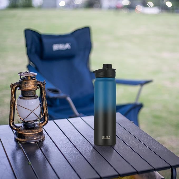 HASLE OUTFITTERS Insulated Water Bottle 22 oz Double Wall Stainless Steel Water - Image 7