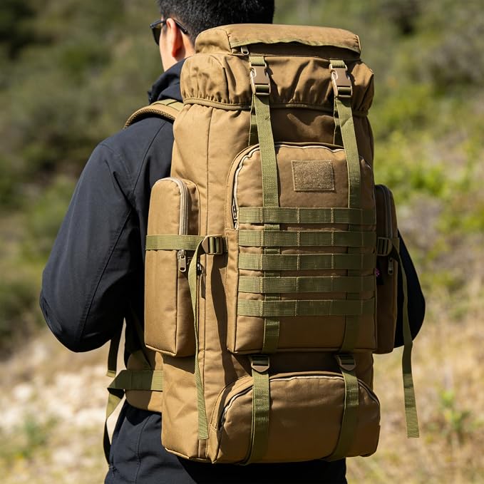 Hiking Backpack for Men 70L/100L Camping Backpack Military Rucksack Molle 3 - Image 8