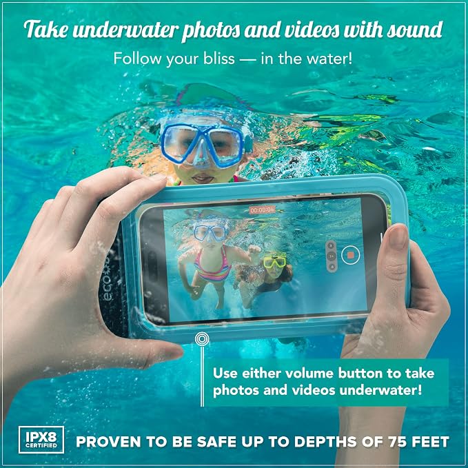 Eco Sun Waterproof Phone Pouch & Floating Wrist Strap Bundle – Waterproof Phone - Image 6
