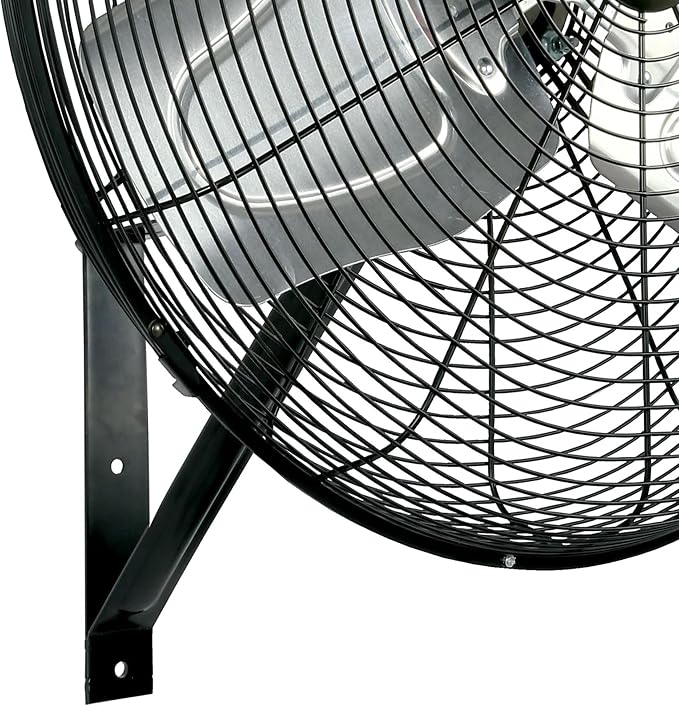 Hurricane 30" Pro Commercial Grade Oscillating Wall Mount Fan, or Workshop - Image 9
