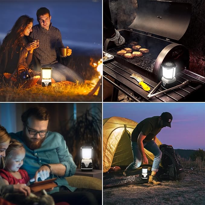 Lepro 1000LM Battery Powered LED Camping Lantern, Camping Essentials, - Image 8