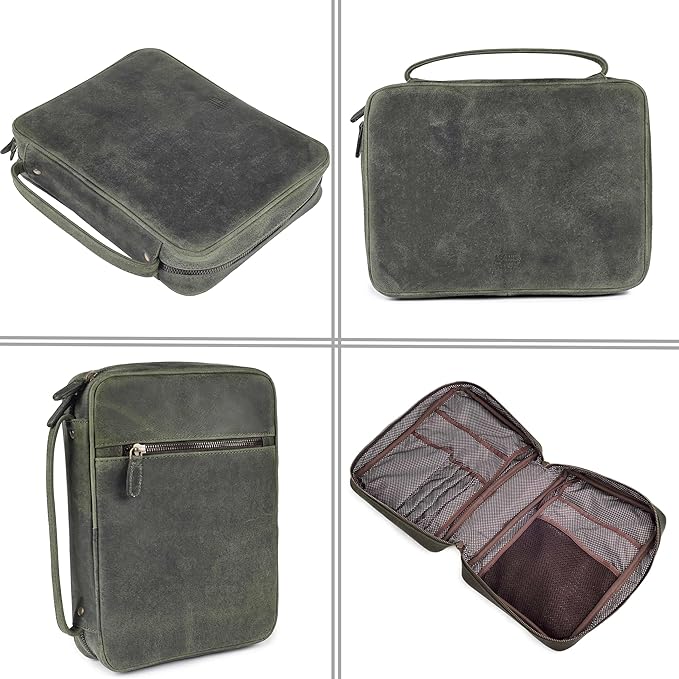 LEATHER VILLAGE Handmade Vintage Leather Bible Cover - Image 7