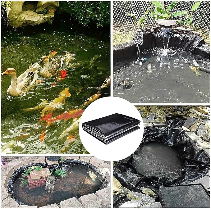 ToLanbbt Pond Liner 15 FT x 15 FT HDPE Pond Liners, 20 Mil UV Resistant - Image 6