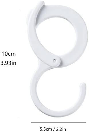 White Hanging Hooks, Table Edge Hook, Hook Clip, Hanging Clips Hook, Windproof - Image 2