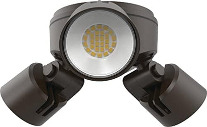 Lithonia Lighting HomeGuard 3-Light LED Outdoor Flood Lights, Outdoor LED Lights - Image 6
