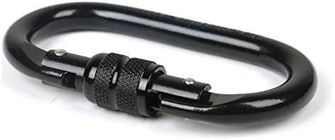 Heavy Duty Locking Climbing Carabiner Clip CE Rated 25 kN 5600 LB Rugged - Image 2