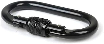Heavy Duty Locking Climbing Carabiner Clip CE Rated 25 kN 5600 LB Rugged - Image 3
