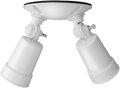 Lithonia Lighting Outdoor Flood Light Fixture, Adjustable Twin Par Flood Light - Image 9