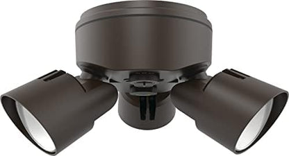 Lithonia Lighting HomeGuard 3-Light LED Outdoor Flood Lights, Outdoor LED Lights - Image 7