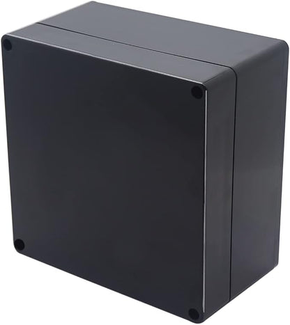 Project Box IP65 Waterproof Junction Box ABS Plastic Black Electrical Boxes DIY by Otdorpatio