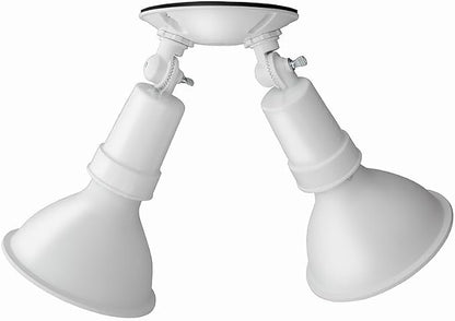 Lithonia Lighting Outdoor Flood Light Fixture, Adjustable Twin Par Flood Light - Image 10