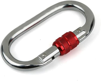 Heavy Duty Locking Climbing Carabiner Clip CE Rated 25 kN 5600 LB Rugged - Image 6