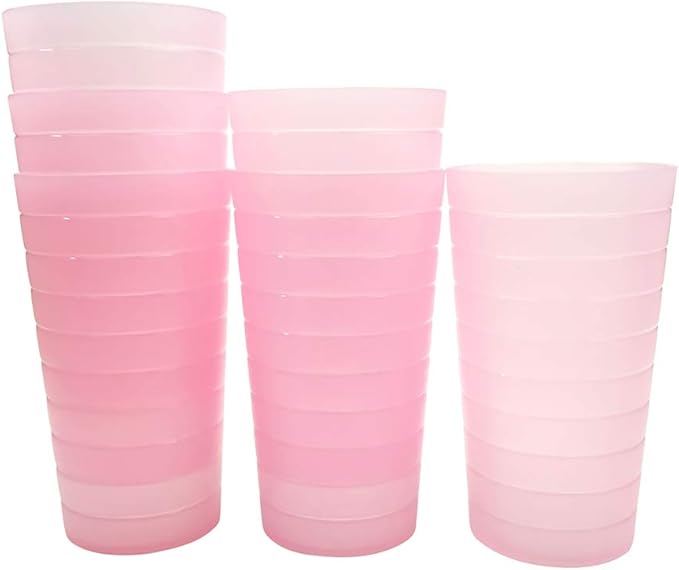 KX-WARE Mixed Drinkware 22-ounce Plastic Tumblers/Drinking Glasses/Party by KX-WARE