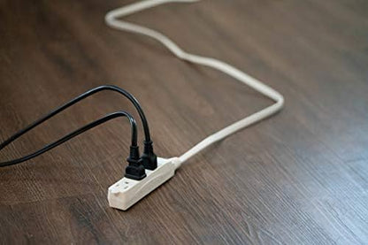 Woods SlimLine Indoor Flat Extension Cord, 8 Ft, 16 Gauge Right Angle Plug - Image 8