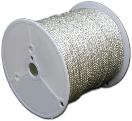 T.W Evans Cordage 44-048 1/8-Inch Solid Braid Nylon Rope 600-Feet Spool by Unknown