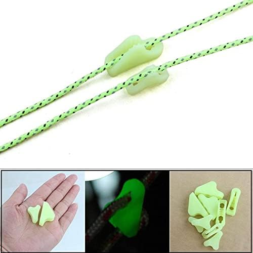 12Pack Ultralight Guyline Tensioners Tent Guyline Cord Rope Adjuster - Image 3