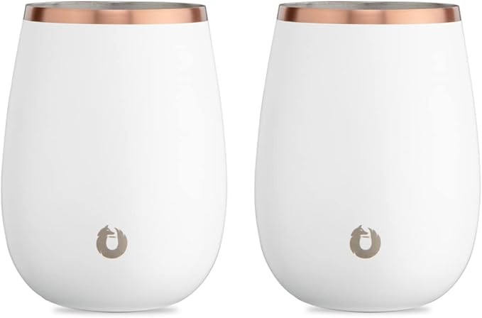 SNOWFOX Premium Vacuum Insulated Stainless Steel Grand Pinot Wine Glass by Snowfox