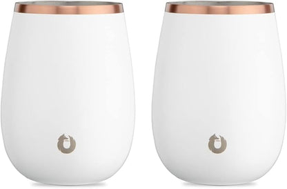 SNOWFOX Premium Vacuum Insulated Stainless Steel Grand Pinot Wine Glass by Snowfox