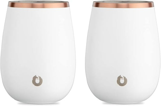 SNOWFOX Premium Vacuum Insulated Stainless Steel Grand Pinot Wine Glass by Snowfox