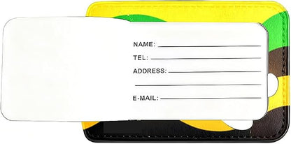 2Pcs Abstract Wave Luggage Tags - Image 7