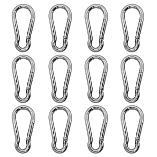 304 Stainless Steel Carabiners -2 inch Heavy Duty, Durable & Rust-Free Clips - Image 8