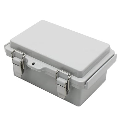 Mini Grey Watertight Junction Box Hinged Cover - Image 9