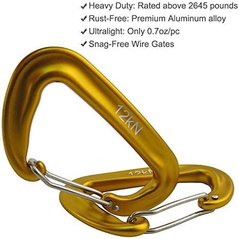 12kN 3.2"x2" Heavy-Duty Carabiner Clips - Image 2