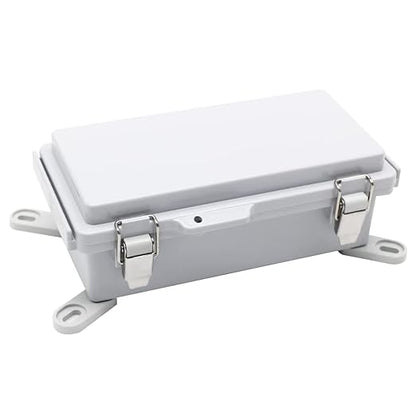 Electrical Waterproof Custom Junction Box, Outdoor Hinged Clear Cover Stainless - Image 4