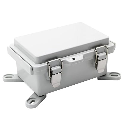 Mini Grey Watertight Junction Box Hinged Cover - Image 3