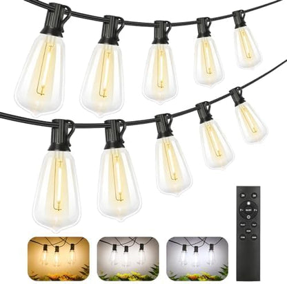 Brightever 3 Color in 1 LED Outdoor String Lights by Brightever