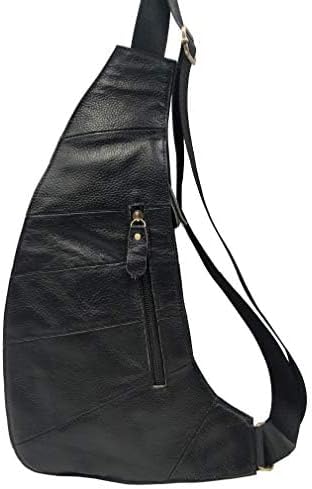 Leather Sling Bag Crossbody Backpack - Image 3