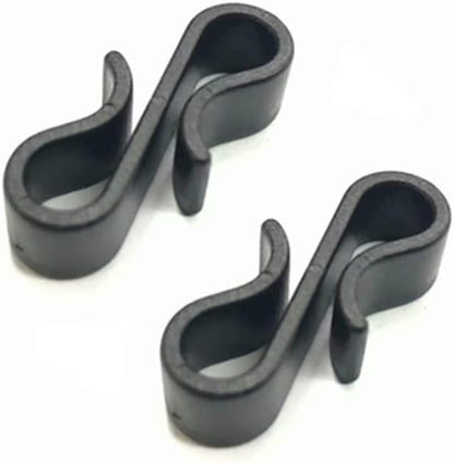 Teensery 100 Pcs Plastic S Shaped Hook Multi-Purpose Mini Hooks - Image 4