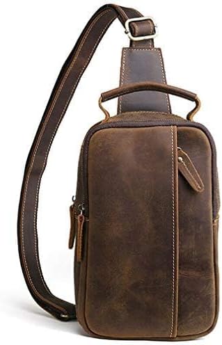 Hebetag Vintage Leather Sling Bag Handbag - Image 2