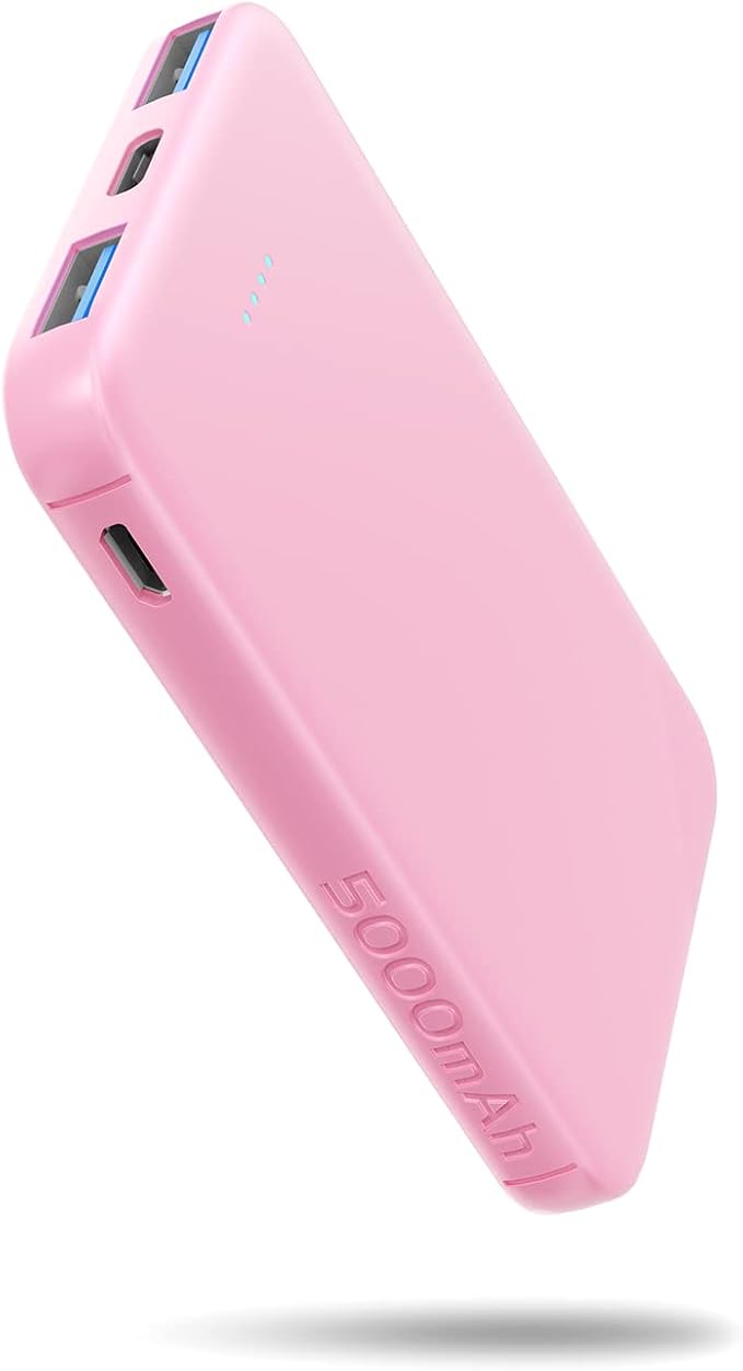 VANYUST S22 Portable Charger, Mini Colorful Power Bank, 5000mAh External by VANYUST