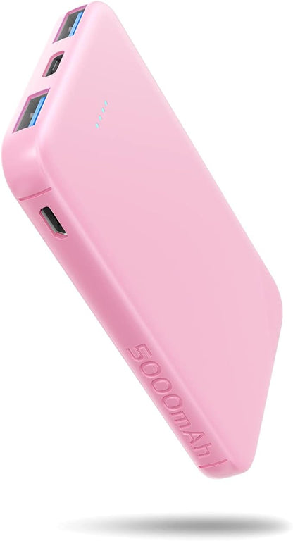 VANYUST S22 Portable Charger, Mini Colorful Power Bank, 5000mAh External by VANYUST