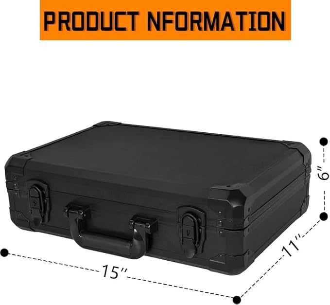 15 Inch Aluminum Carrying Case 15 X 11 X 4.3 Inch Ideal - Image 4