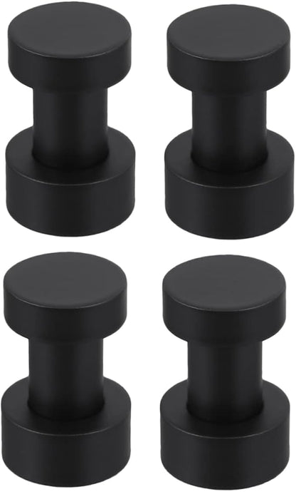 Bathroom Wall Towel Hooks 4-Pack Heavy Duty Metal Coat Hooks by IWOWHERO
