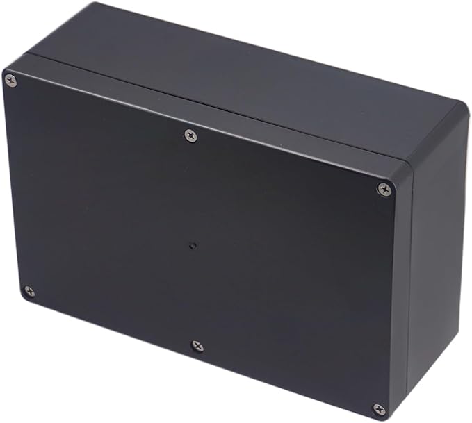 Project Box IP65 Waterproof Junction Box ABS Plastic Black Electrical Boxes DIY by Otdorpatio
